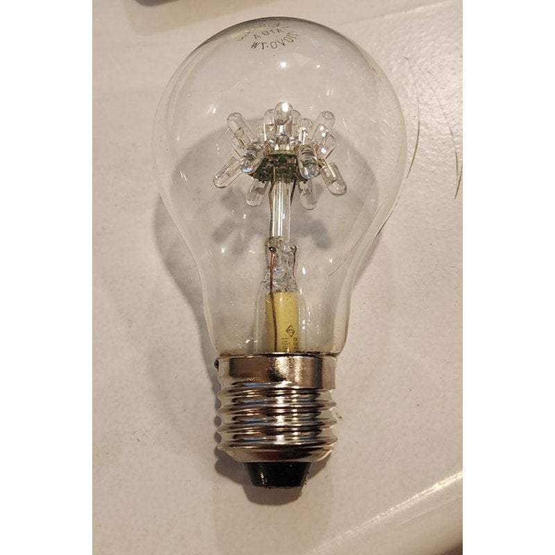6‑Pack A19A 110V 0.7W LED Bulbs – Warm Amber Glow – Cluster LED – New