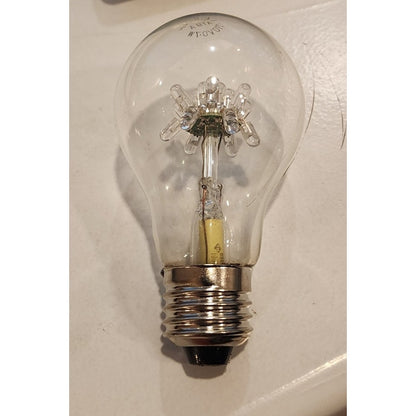 6‑Pack A19A 110V 0.7W LED Bulbs – Warm Amber Glow – Cluster LED – New