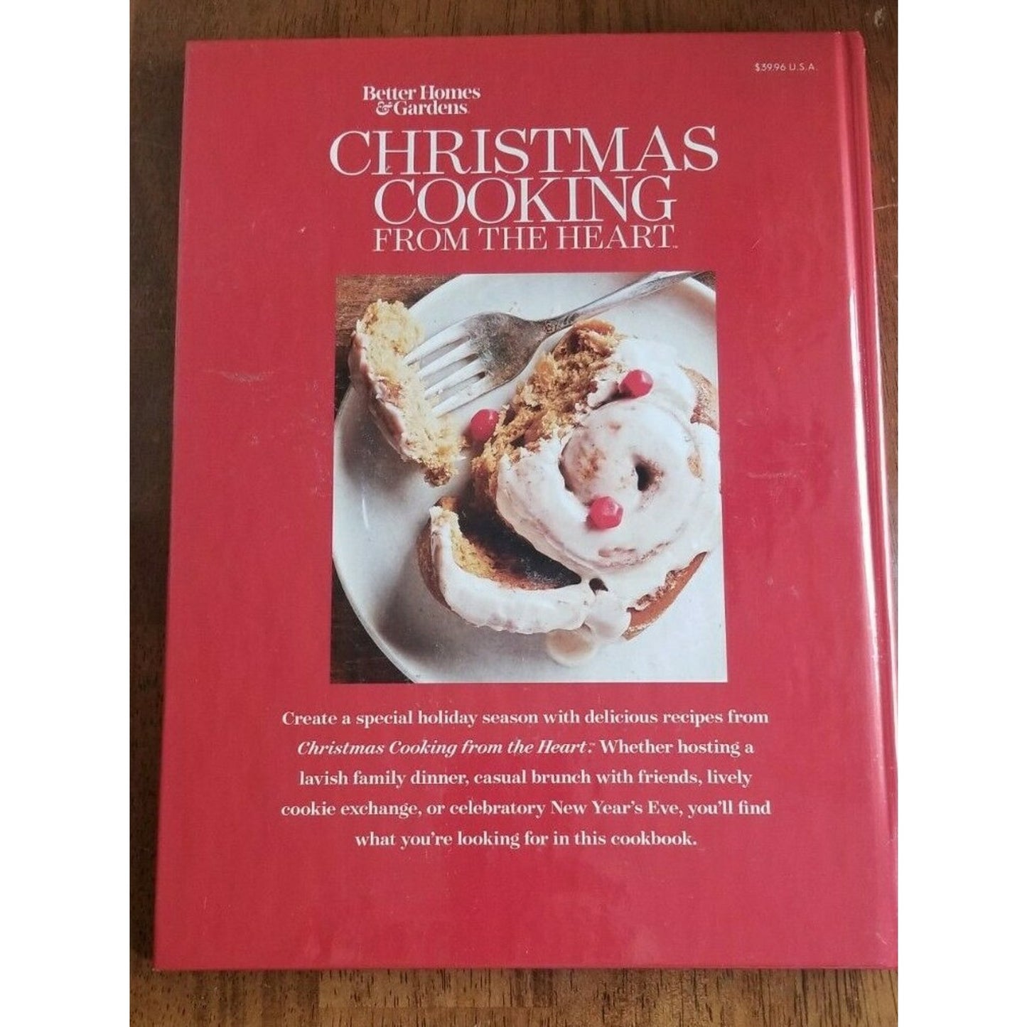 BETTER HOMES & GARDENS CHRISTMAS COOKING FROM THE HEART w/inserts