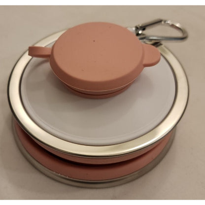 Pink - Collapsible Silicone Water Bottle – Leakproof, BPA-Free, Travel, Sports