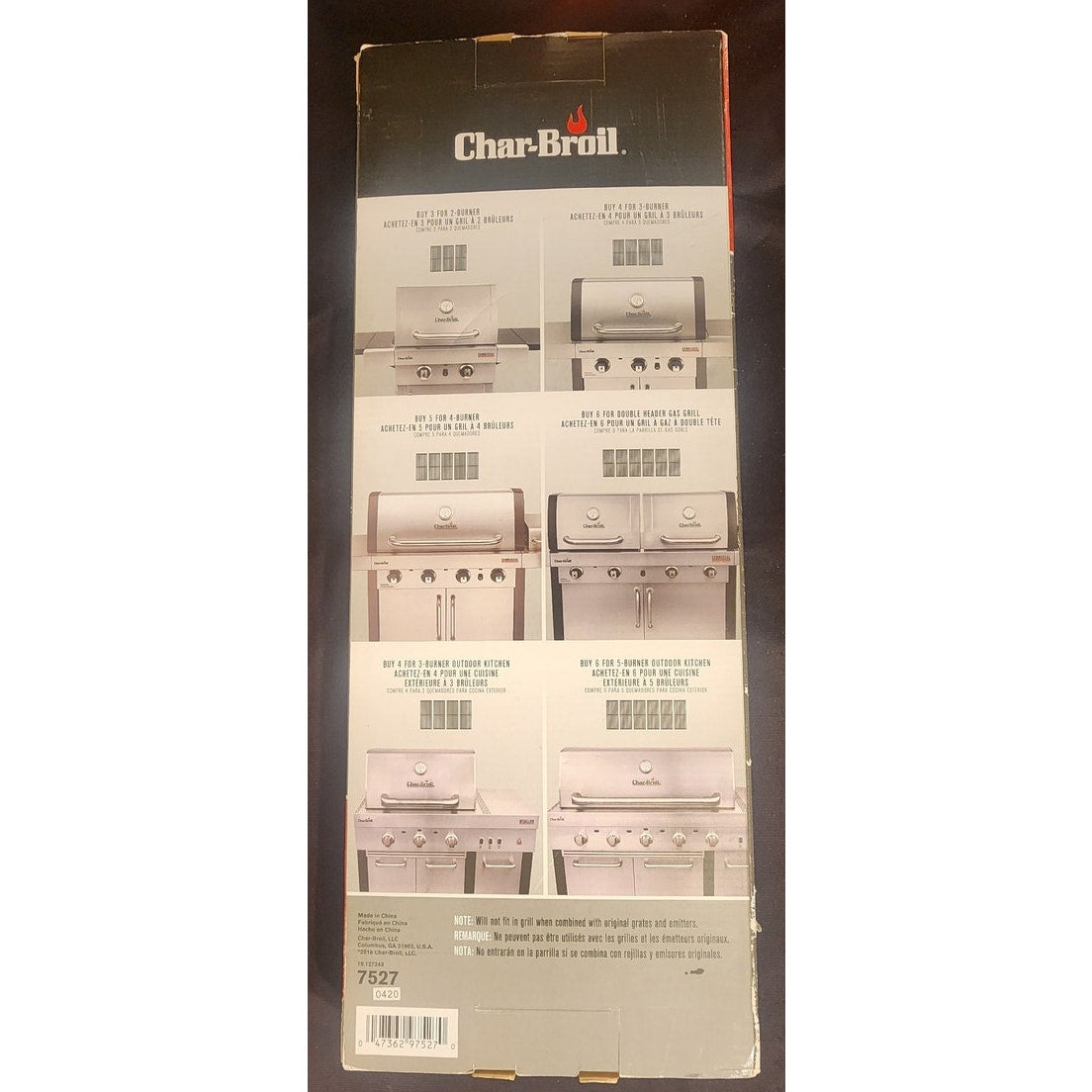 Char‑Broil TRU‑Infrared Grate & Emitter Replacement – New in Box