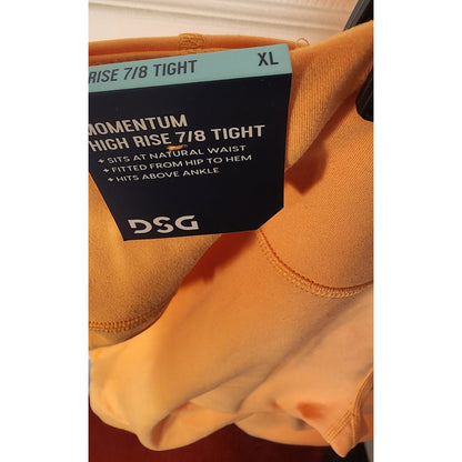 DSG Momentum High Rise 7/8 Leggings – XL – Orange – Side Pockets