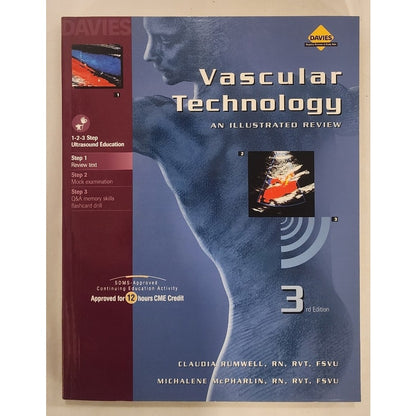 Vascular Technology Illustrated Review 3rd Ed – Like New – Davies