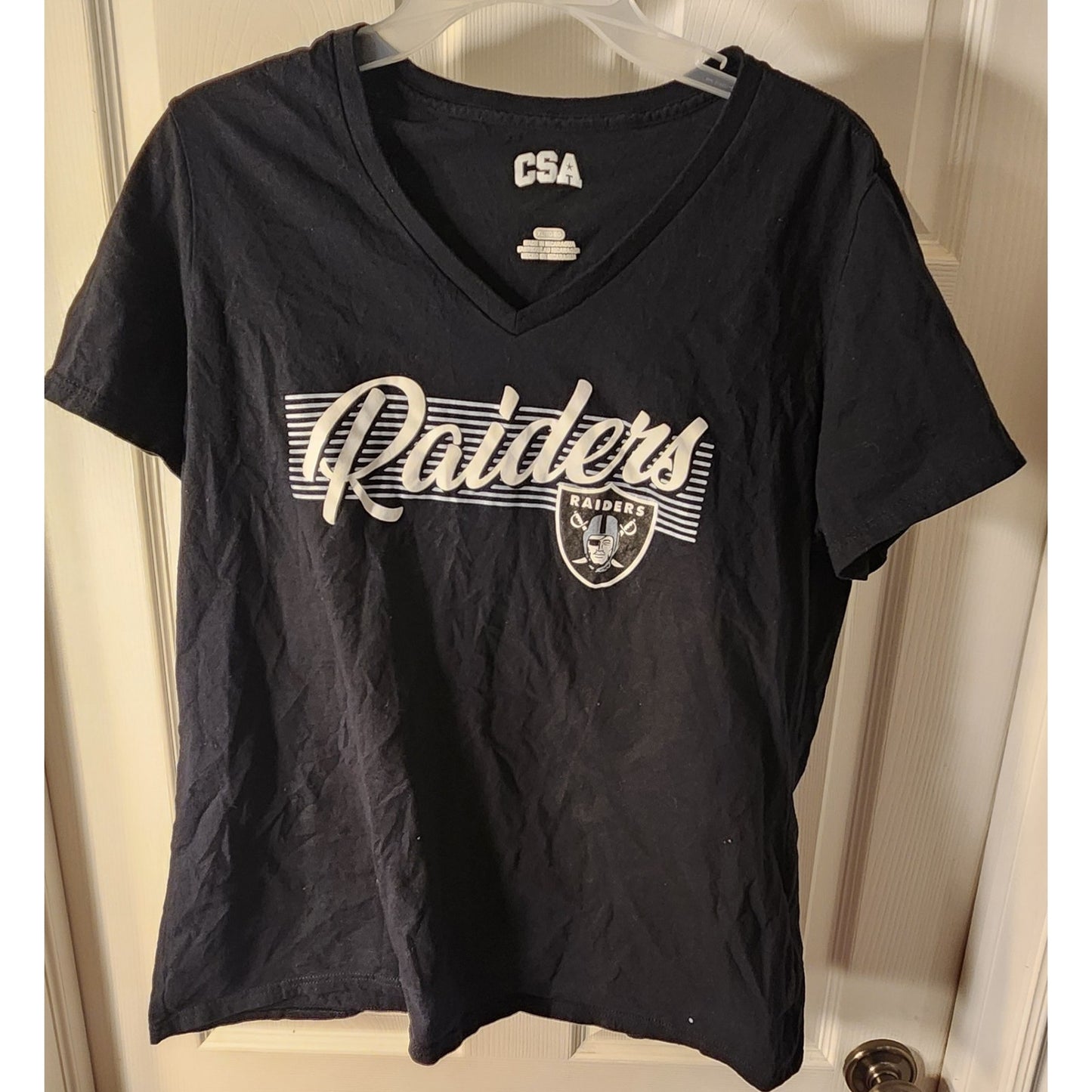 Las Vegas Raiders Women’s T‑Shirt – CSA – XL – Good Condition