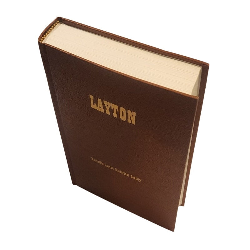 Vintage 1985 Layton Utah Historic Viewpoints Local History Book Hardcover