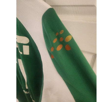 Vintage Diadora Inter Milan Green Soccer Jersey Pirelli #7 Men's Large