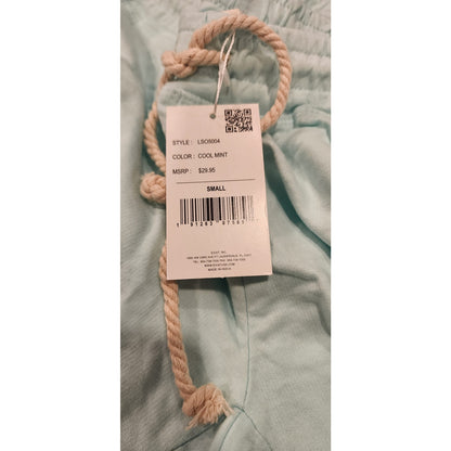NWT Southern Spirit Cool Mint Smocked Lounge Shorts - Women's Size Small