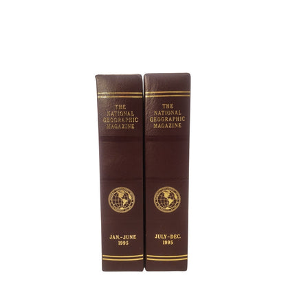 National Geographic Bound Volumes 1995 – Jan–June & July–Dec – Set of 2