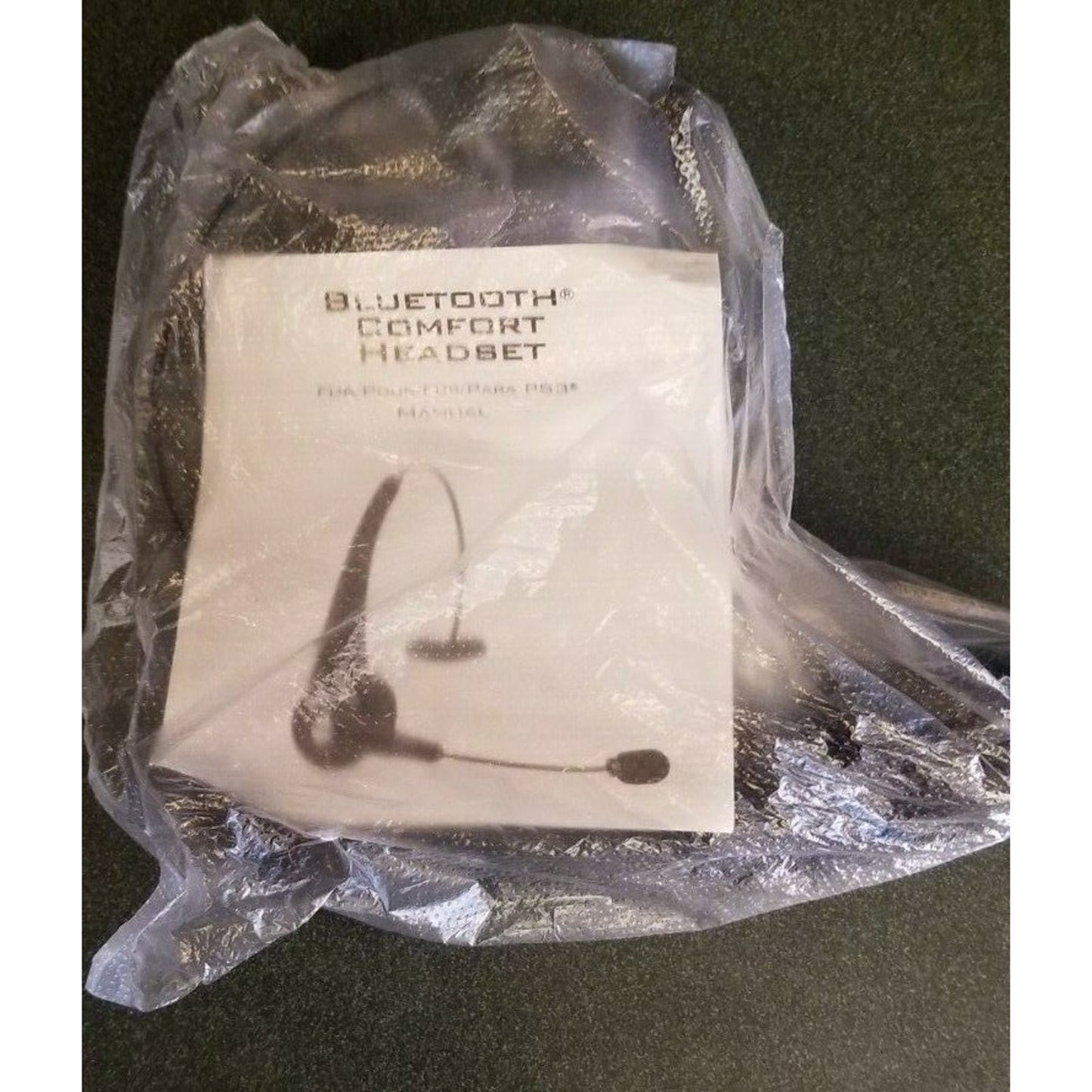 Headset - Bluetooth, for one ear with boom mic - For PS3 - no charge cord