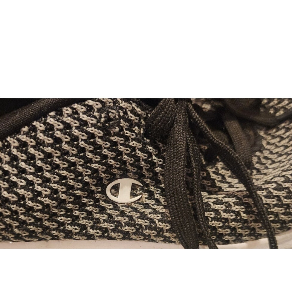 Champion Womens Size 9 Absolute Eco Mesh Knit Running Sneakers Gray Black Shoes