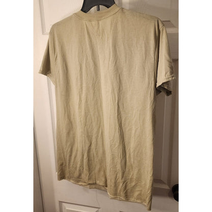 3 Pack Men Large Tan 499 OCP Military Undershirt T-Shirt Campbellsville & DSCP