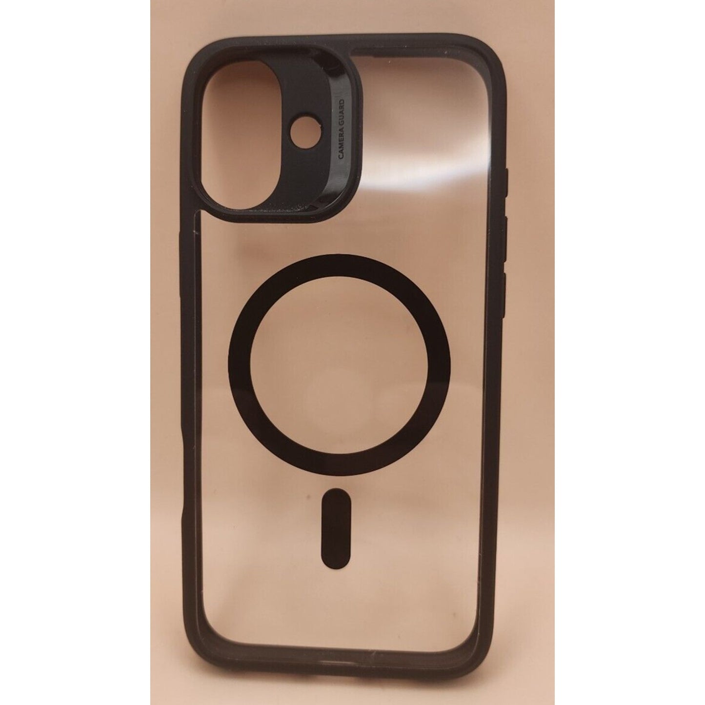 ORNARTO- magnetic Ring phone case- for iphone 16 6.7A- Black - Dream, Focus, Joy