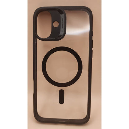 ORNARTO- magnetic Ring phone case- for iphone 16 6.7A- Black - Dream, Focus, Joy