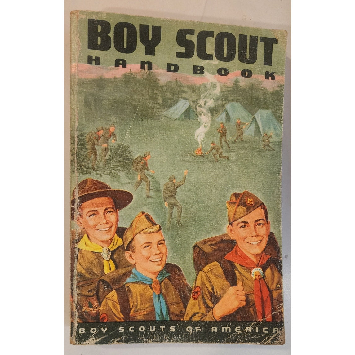 Vintage 1965 Boy Scout Handbook 7th Edition 1st Printing BSA Field Manual