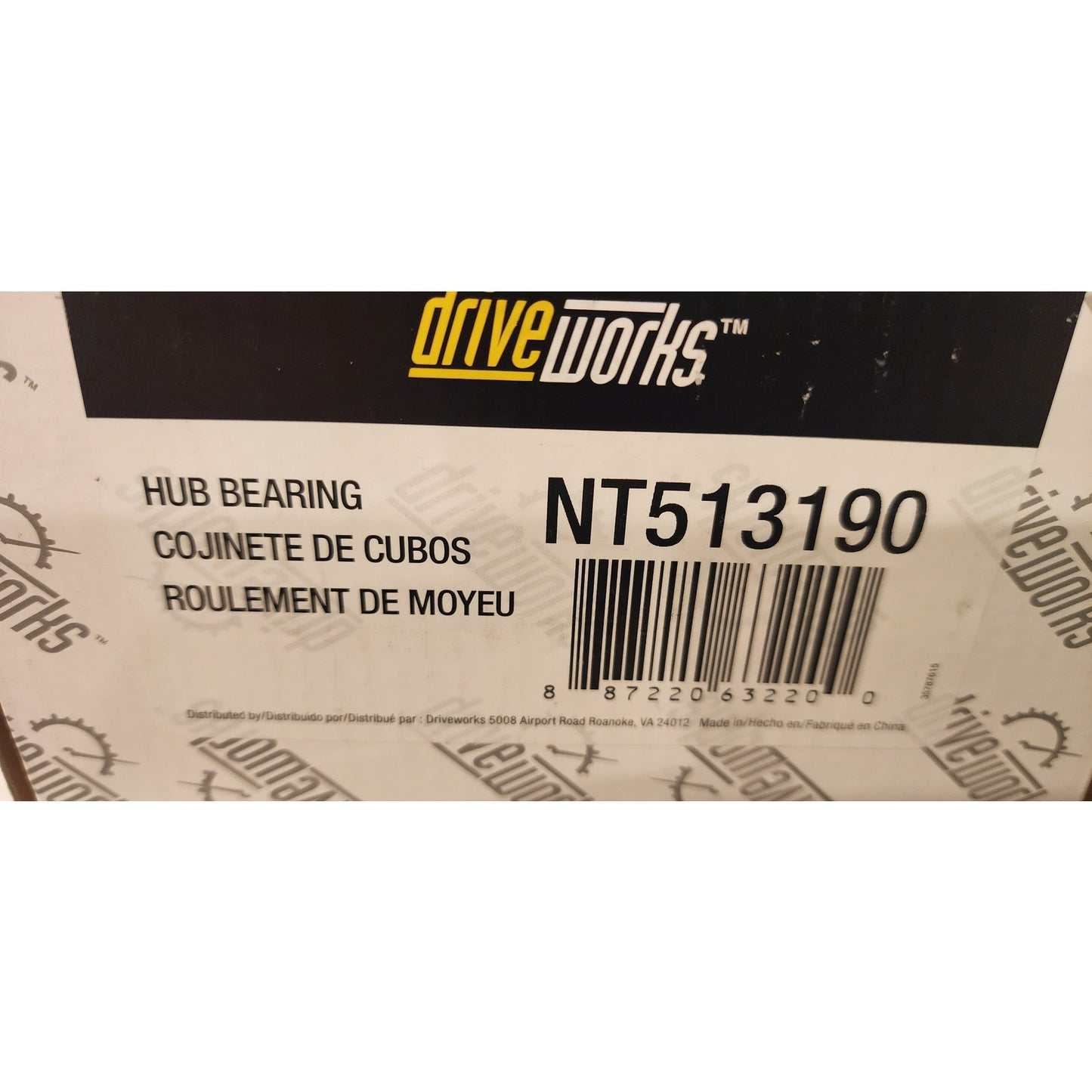 Driveworks NT513190 Front Wheel Hub Fits Equinox Torrent Saturn Vue