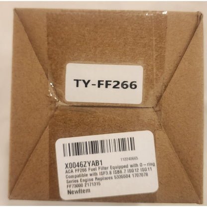 New TY-FF266 Fuel Filter for Cummins 5335504 Fleetguard FF266 Industrial V6