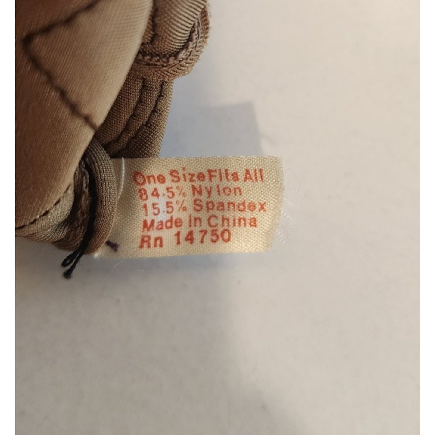 Vintage - Women's - Goldish Tan/Brown Driving Gloves - One Size - Nylon/Spandex