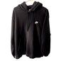 Nike Mens Black Pullover Hoodie Sweatshirt Fleece Swoosh Logo XXL 2XL