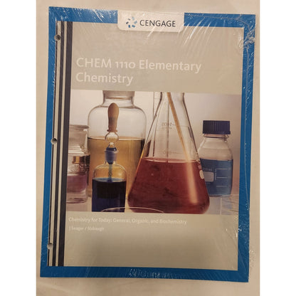 Chem 1110 Elementary Chemistry Cengage - Brand New Sealed Loose-Leaf