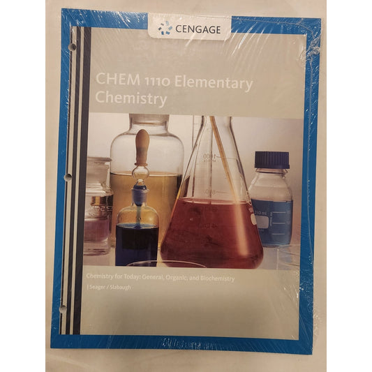 Chem 1110 Elementary Chemistry Cengage - Brand New Sealed Loose-Leaf