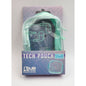 Tech Pouch for Ear Buds, Etc. - Travel Cable Holder - Mint Color