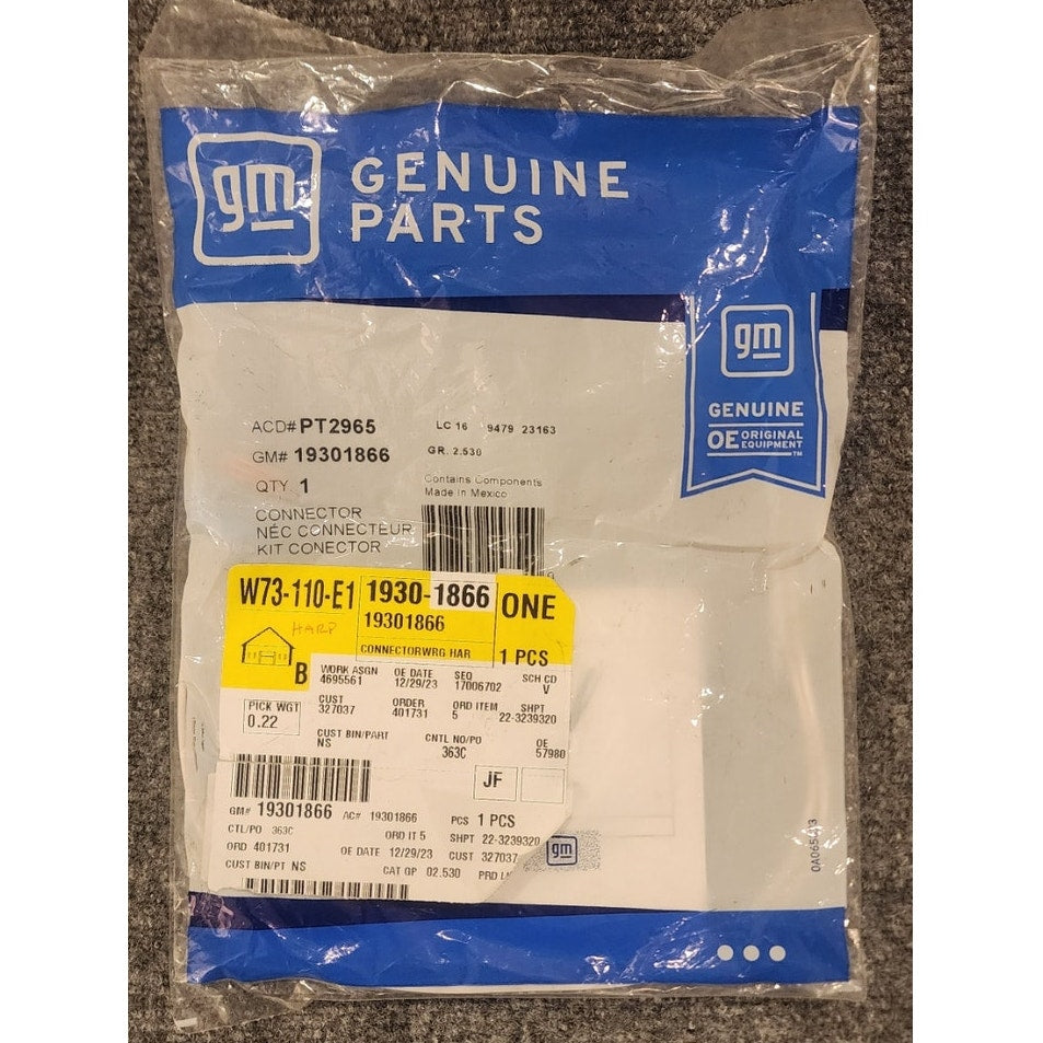 GM OEM Multi Purpose 2 Pin Pigtail Connector Kit 19301866 PT2965 Headlight Lamp