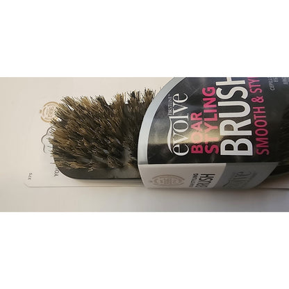 Firstline - Evolve - Boar Styling Brush - Smooth & Style - Dark Handle - NEW