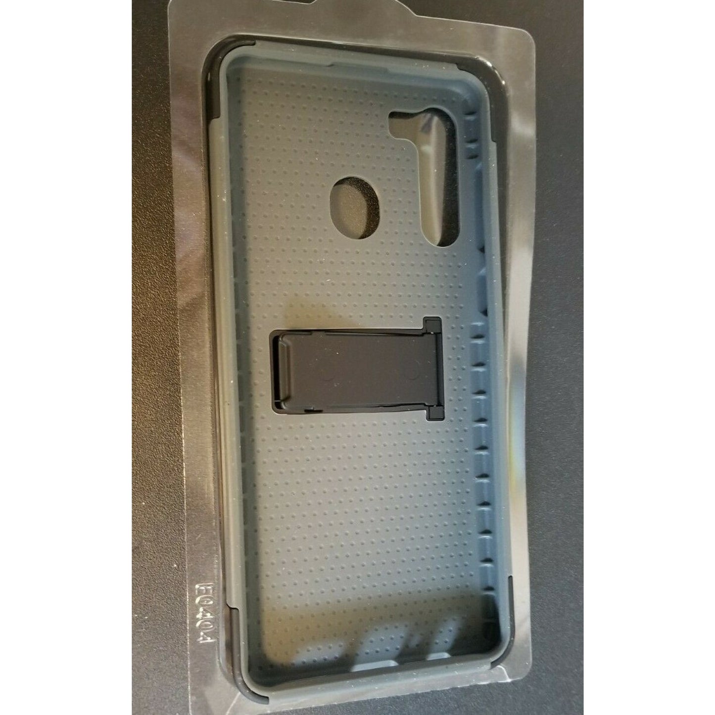 Samsung Galaxy A21 KICK - dual layer protective kickstand case - GRAY from T-Mob