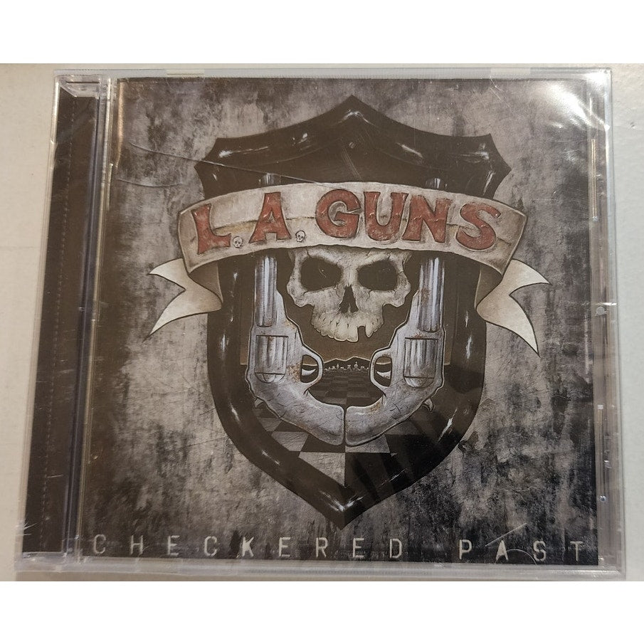 L.A. Guns - Checkered Past CD (2021) New Factory Sealed - Cracked Case, Art Intact