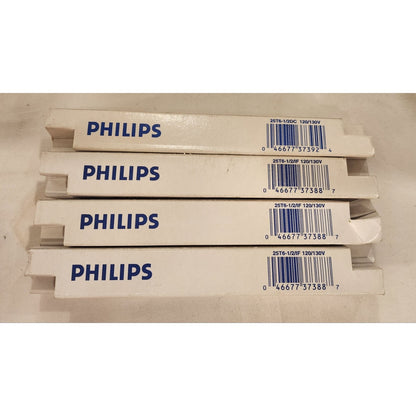 Lot of 4 Philips 25W T6-1/2 Bulbs 3x Intermediate E17 IF 1x Double Contact DC