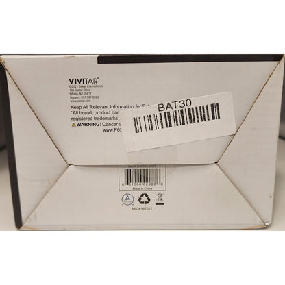 Vivitar - Purity-Air Desktop Air Purifier - Built in HEPA Filter - White