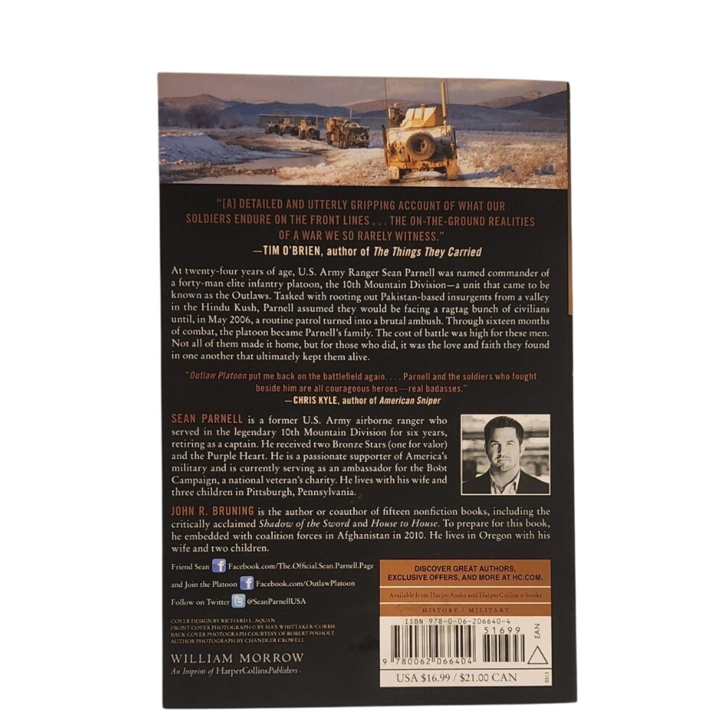 Outlaw Platoon by Sean Parnell – Brand New Paperback