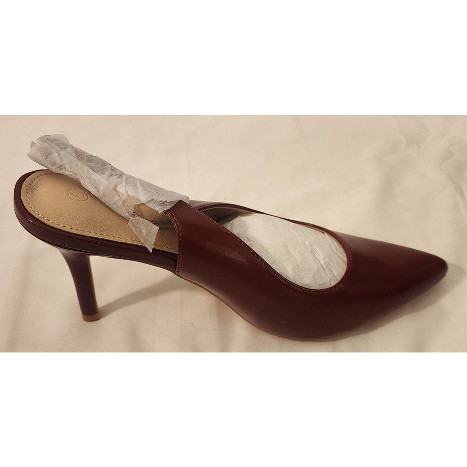 Trish Lucia Women’s Slingback Pointed Toe Stilettos Size 9 – New