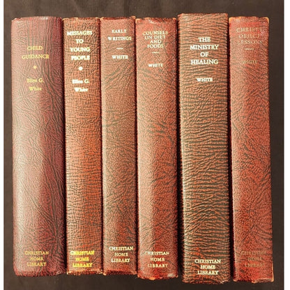 Ellen G White Christian Home Library 6 Book Set Early Writings Young People etc