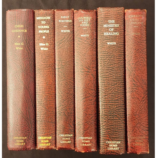 Ellen G White Christian Home Library 6 Book Set Early Writings Young People etc
