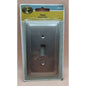 Hampton Bay - Architectural - Single Decorator Satin Nickel Light Switch -Tiered