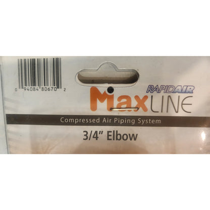 MaxLine M8067 3/4" Elbow Fitting Compressed Air Piping System NIP Sealed