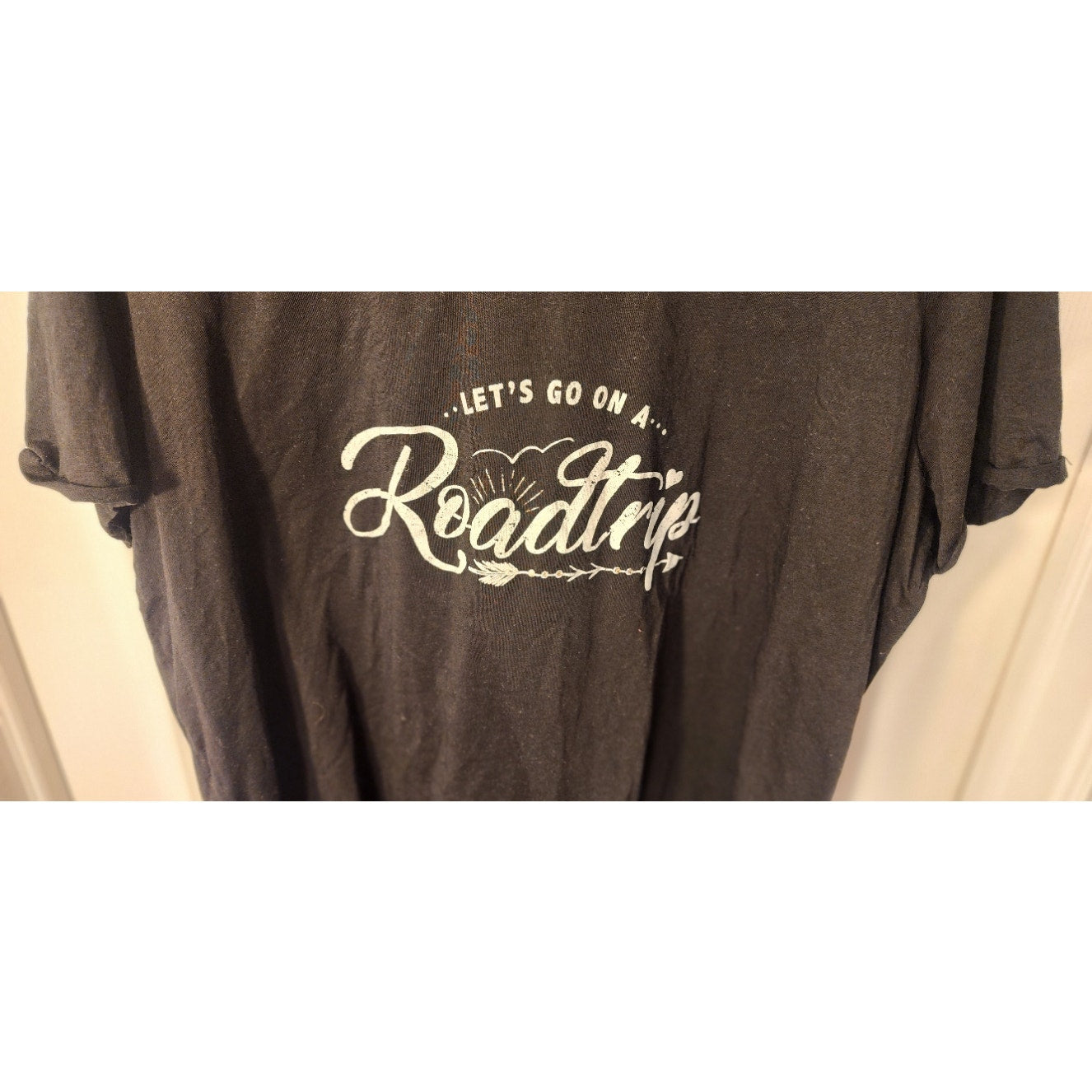 Maurices Roadtrip Tee Black 1X Let’s Go On a Roadtrip Graphic