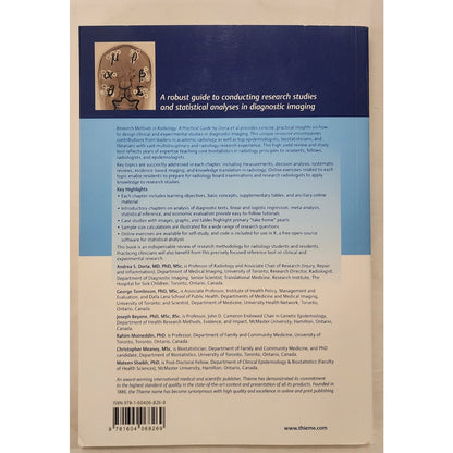 Research Methods in Radiology Softcover 2004 Thieme Kraker Bosma