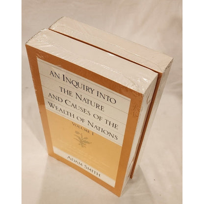 The Wealth of Nations Adam Smith Glasgow Edition Vol 1 & 2 NEW Sealed 2‑Book Set
