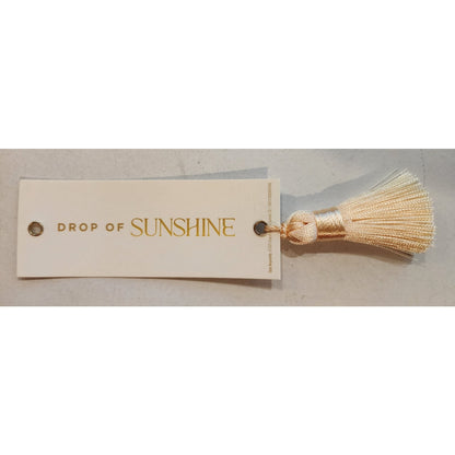 Pk of 10 - "A TOAST TO YOU" - "DROP OF SUNSHINE" - BOOKMARKS WITH TASSEL