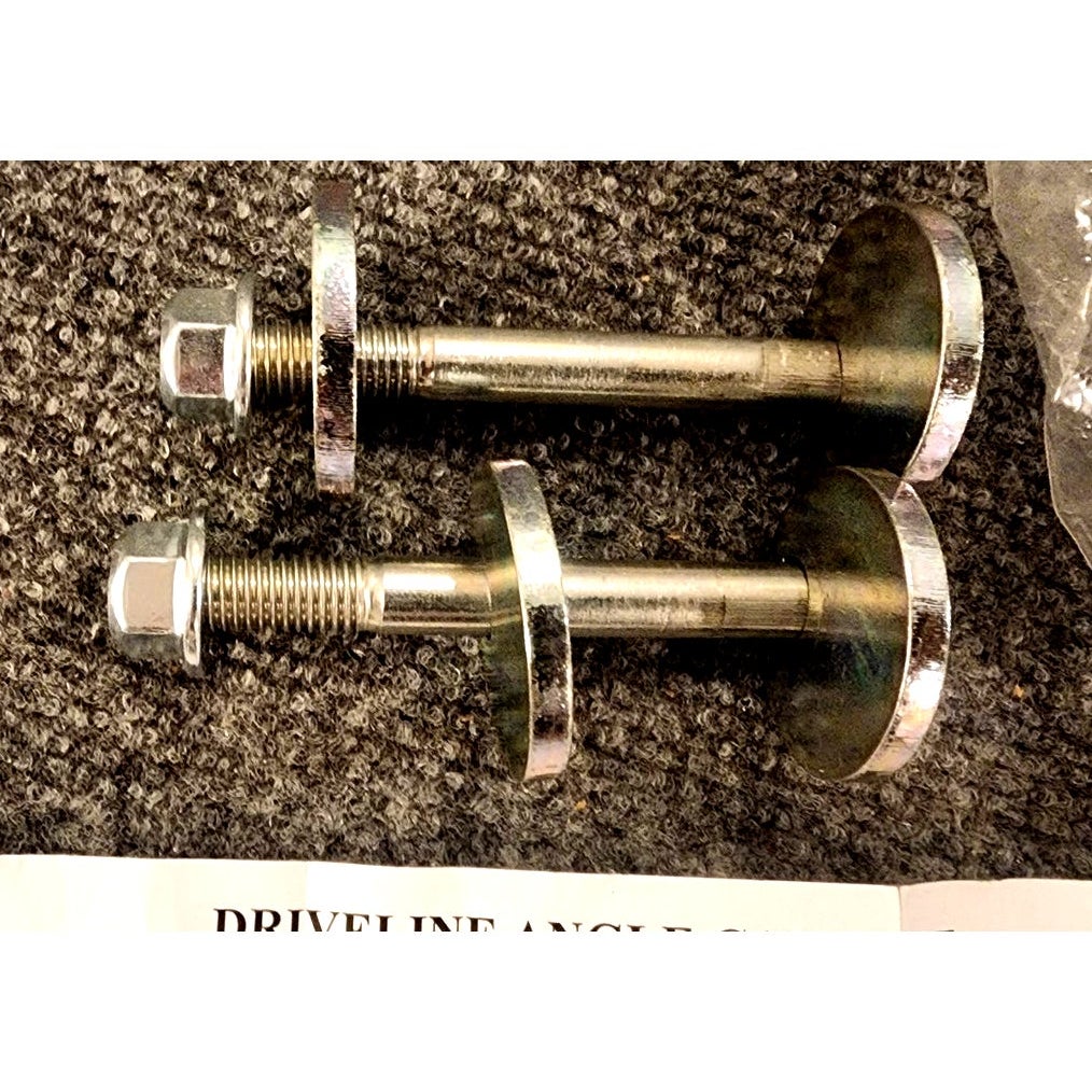 CAM500 Driveline Angle Cam Bolt Kit 95-257-1207 Instruction Sheet Unbranded