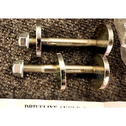 CAM500 Driveline Angle Cam Bolt Kit 95-257-1207 Instruction Sheet Unbranded