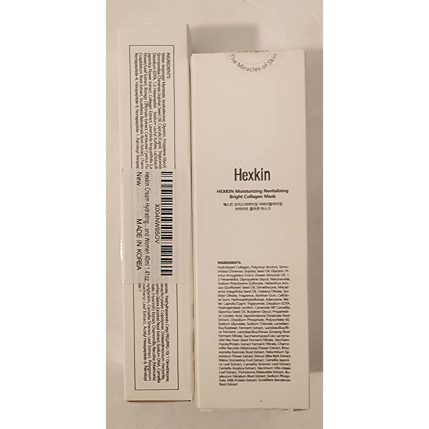 Hexkin 2‑Piece Skincare Set – Collagen Mask + Anti‑Wrinkle Cream – NEW