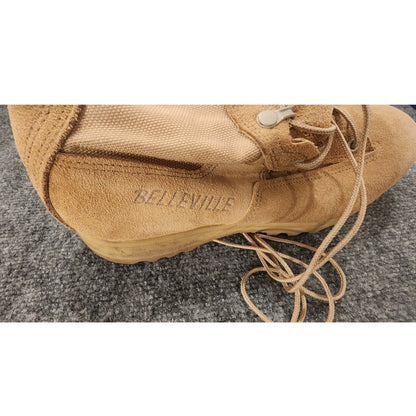 Belleville Men's Military Issue Combat Boots GORE-TEX Vibram Sole Tan Size 10W