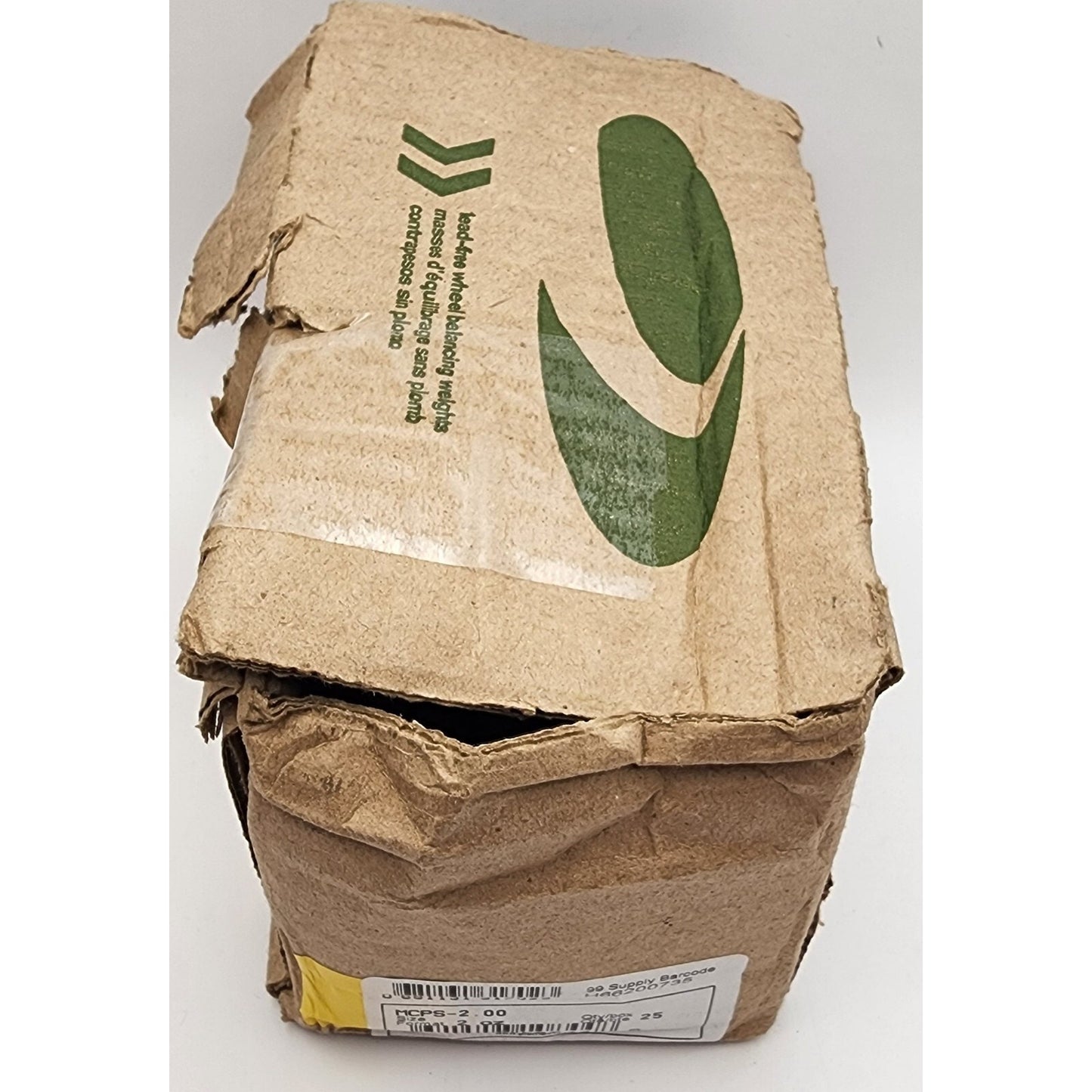 Plasteel Clip On - 2 oz - wheel weights box pof 25 lead free - MCPS-2.00