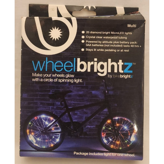 Bicycle Wheel Multicolored LED String Lights- For 1 Bike Tire - New