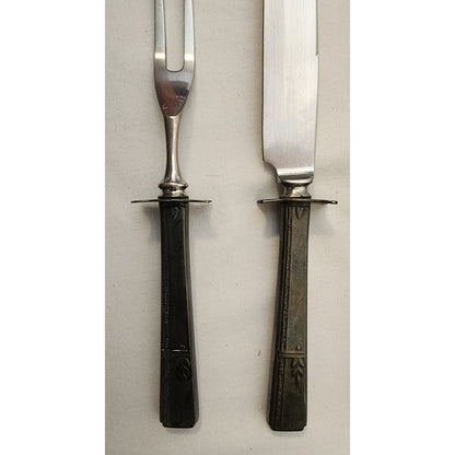Vintage/Antique Stainless and Silver/Plated Carving Set