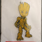 2 Pack - Hallmark 2022 GROOT Flat Metal Christmas Ornament