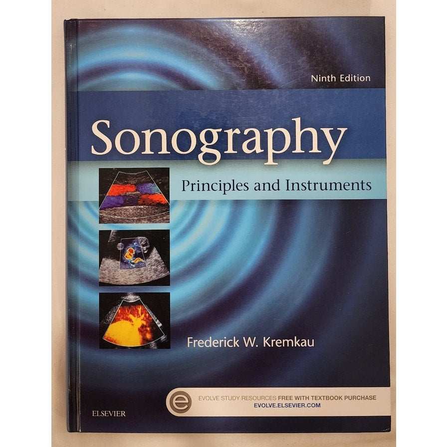 Sonography Principles & Instruments 9th Ed Kremkau Textbook